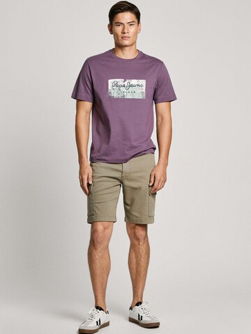T-Shirt 'Dalter' Pepe Jeans en violet