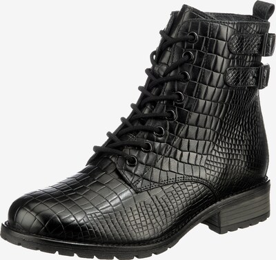 KLONDIKE 1896 Schnürstiefelette in schwarz, Produktansicht