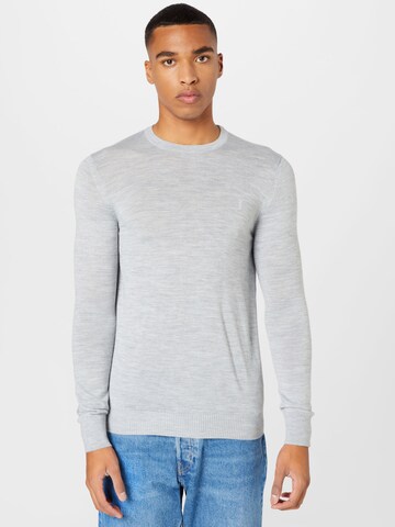 Bruun & Stengade Sweater 'Jupiter' in Grey: front