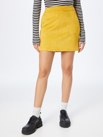 VERO MODA Spódnica 'Donna' w kolorze żółty: przód