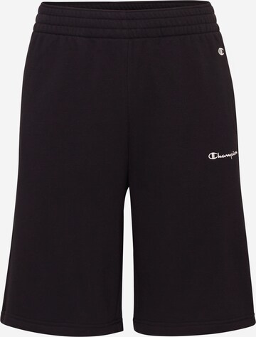 Champion Authentic Athletic Apparel Pants in Black: front