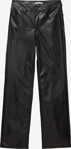 TOM TAILOR DENIM Regular Pants 'Emma' in Black: front