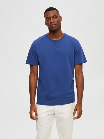 SELECTED HOMME - Camiseta 'Aspen' en azul: frente