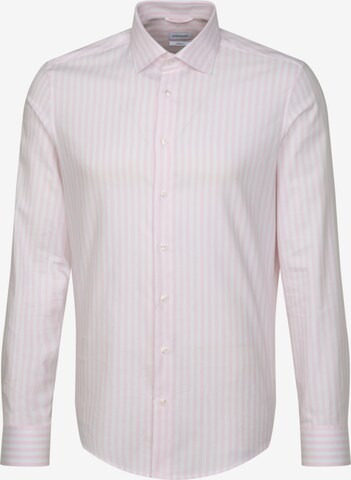 SEIDENSTICKER Regular fit Zakelijk overhemd in Roze: voorkant