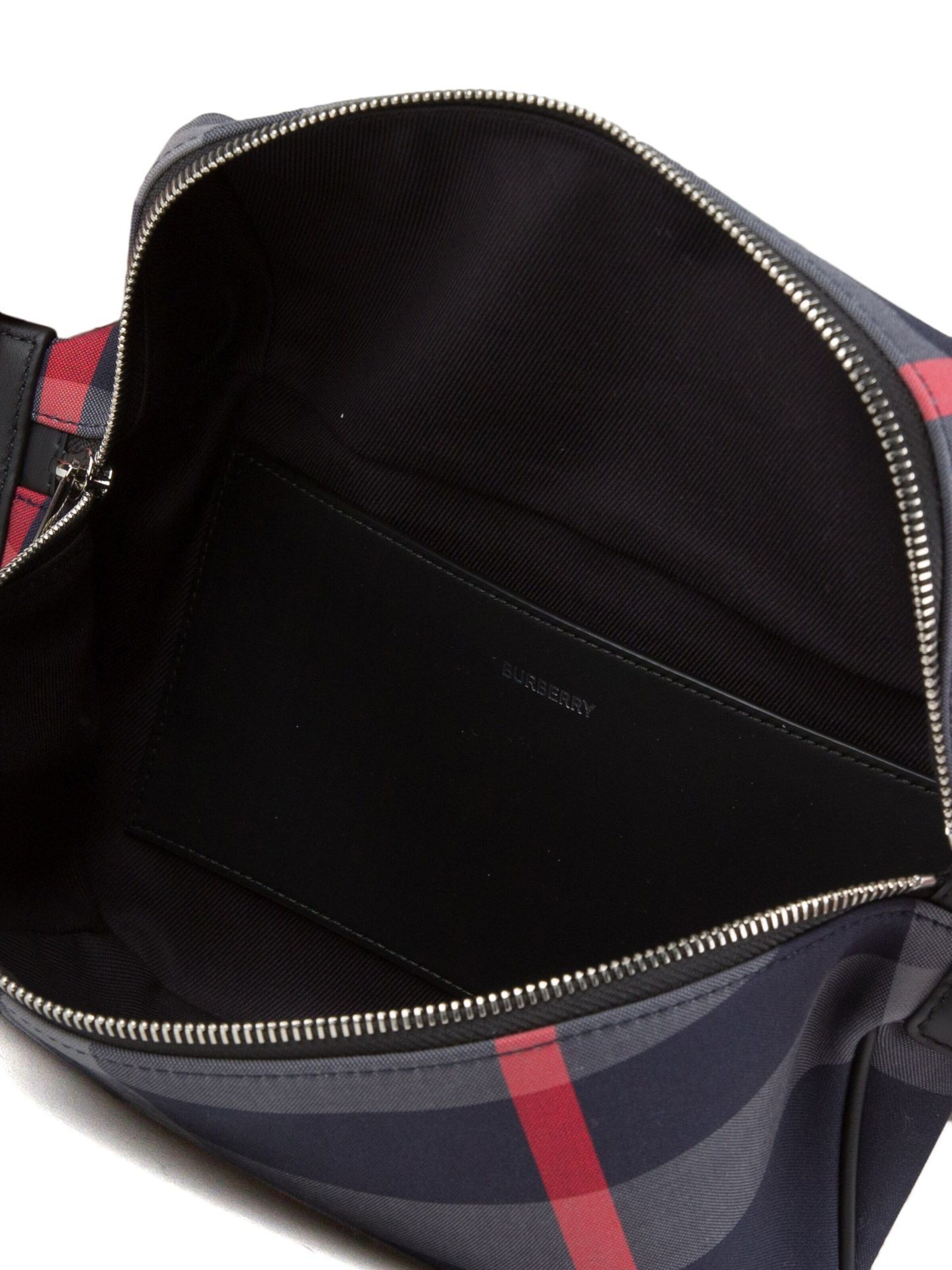 BURBERRY Portemonnee 'Medium Sonny Check Belt Bag 40x20x8 cm' in Blauw