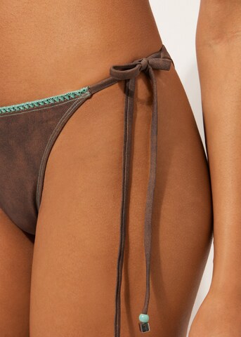 CALZEDONIA Bikinihose in Braun
