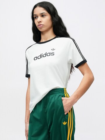 ADIDAS ORIGINALS Majica 'LINEAR' | bela barva
