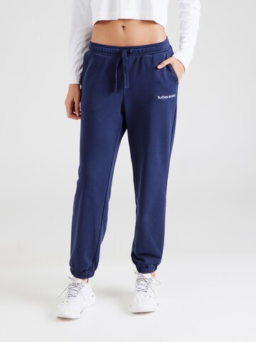 BJÖRN BORG Tapered Broek 'ESSENTIAL' in Blauw: voorkant