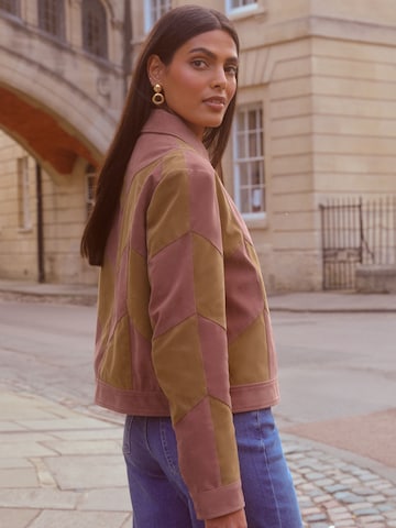 love & roses Демисезонная куртка в Ярко-розовый