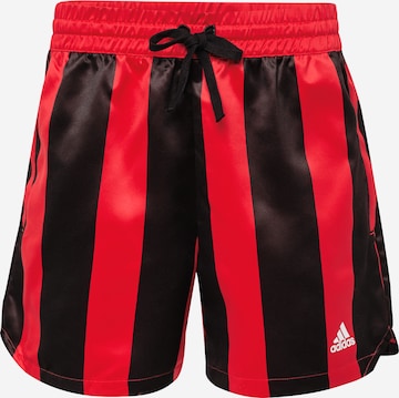 ADIDAS SPORTSWEAR Regular Sportbroek 'Satin' in Rood: voorkant