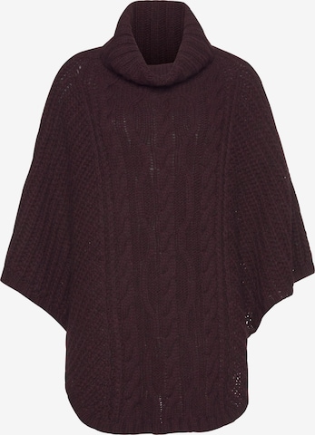 LAURA SCOTT Cape in Brown: front