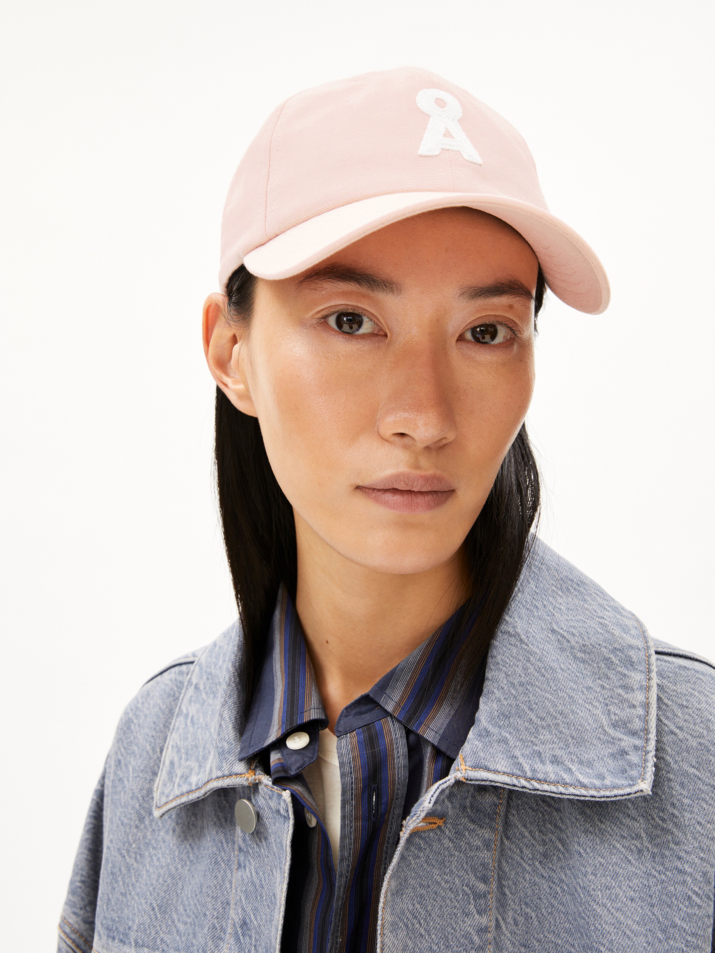 ARMEDANGELS Cap in Pink: front