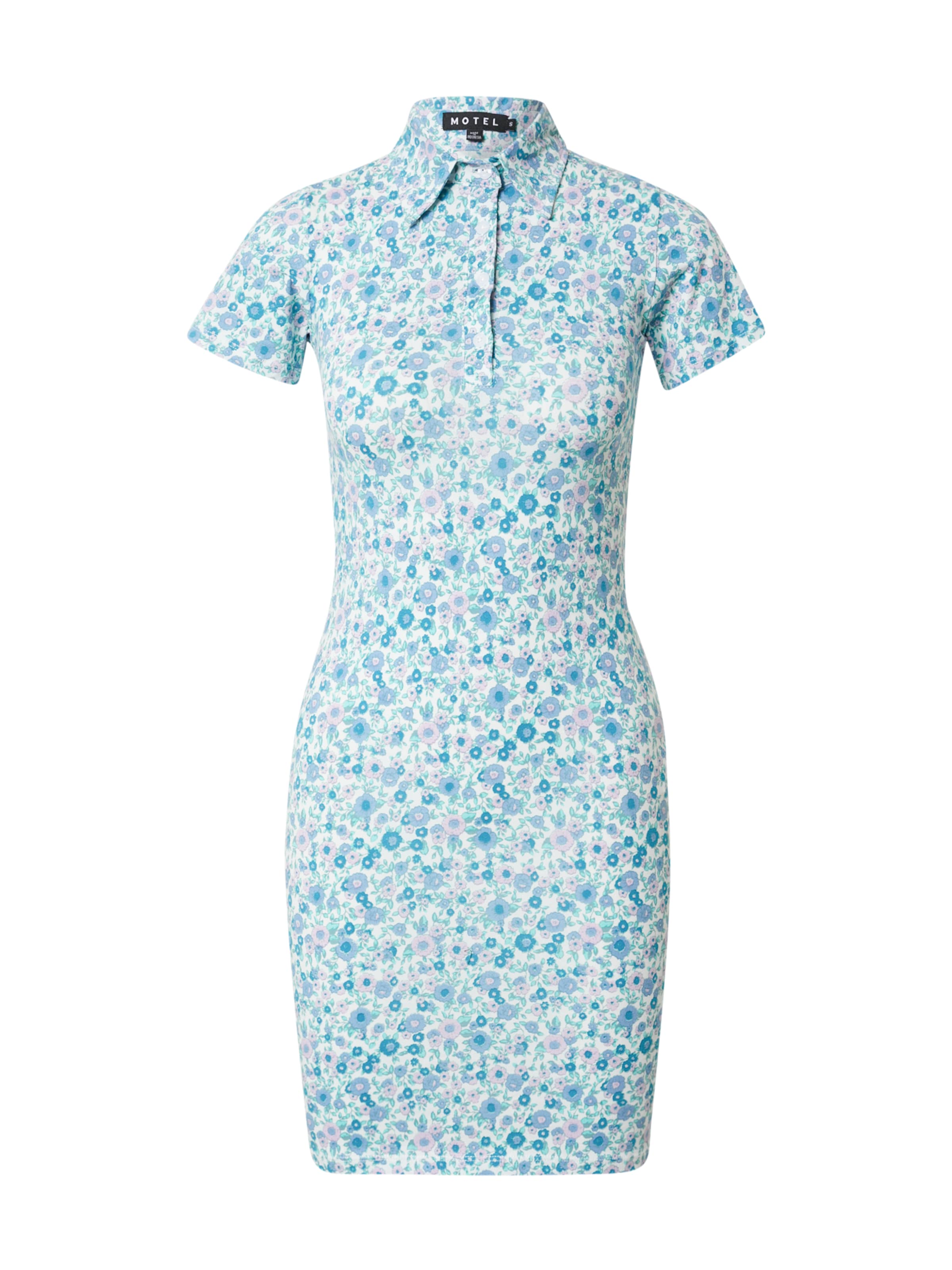 Robe-chemise 'Sajeeve' Motel en bleu : devant