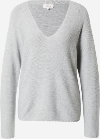 s.Oliver Sweater in Grey: front