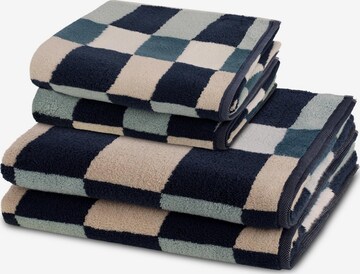 ROSS Towel 'Three Stars' in Blue: front
