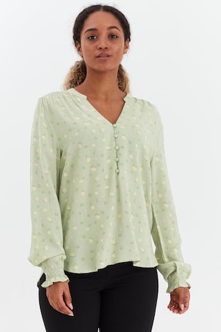 b.young Blouse in Groen: voorkant