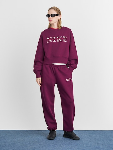 Nike Sportswear - Sweatshirt 'PHNX FLC' em vermelho