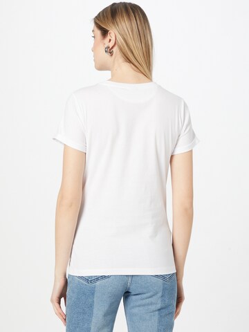 T-shirt 'The Slim Tee 17' HUGO Red en blanc