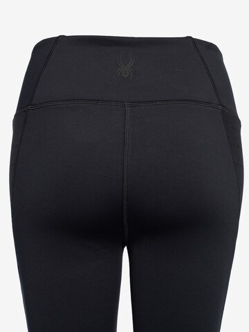 Skinny Pantalon de sport Spyder en noir