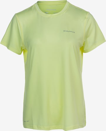 ENDURANCE Performance Shirt 'Yonan' in Yellow: front