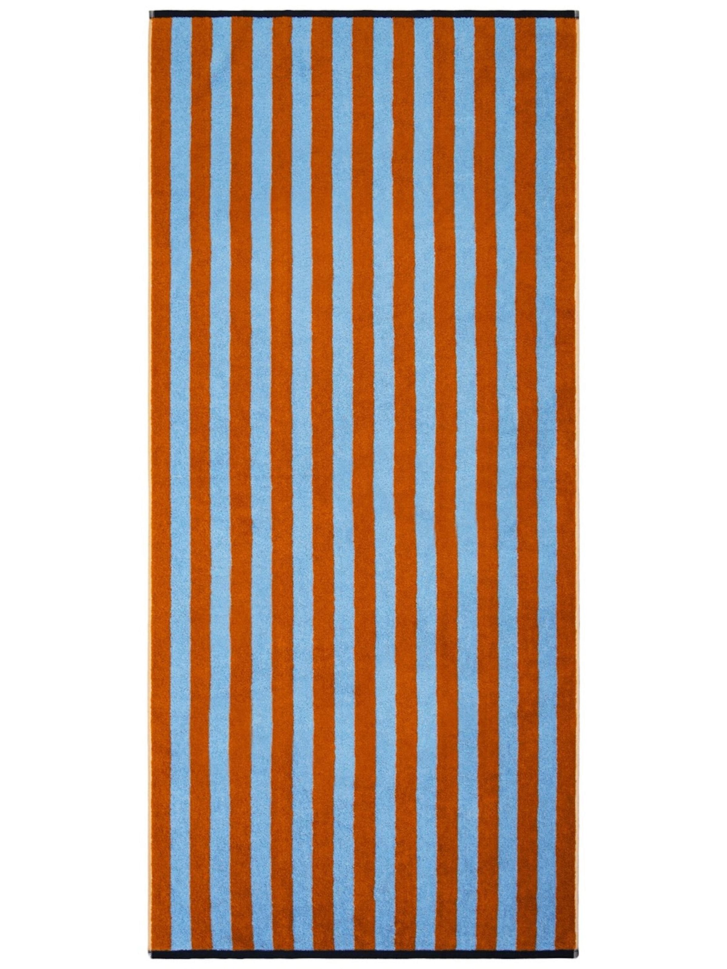 Herzbach home Towel 'Good Vibes' in Brown