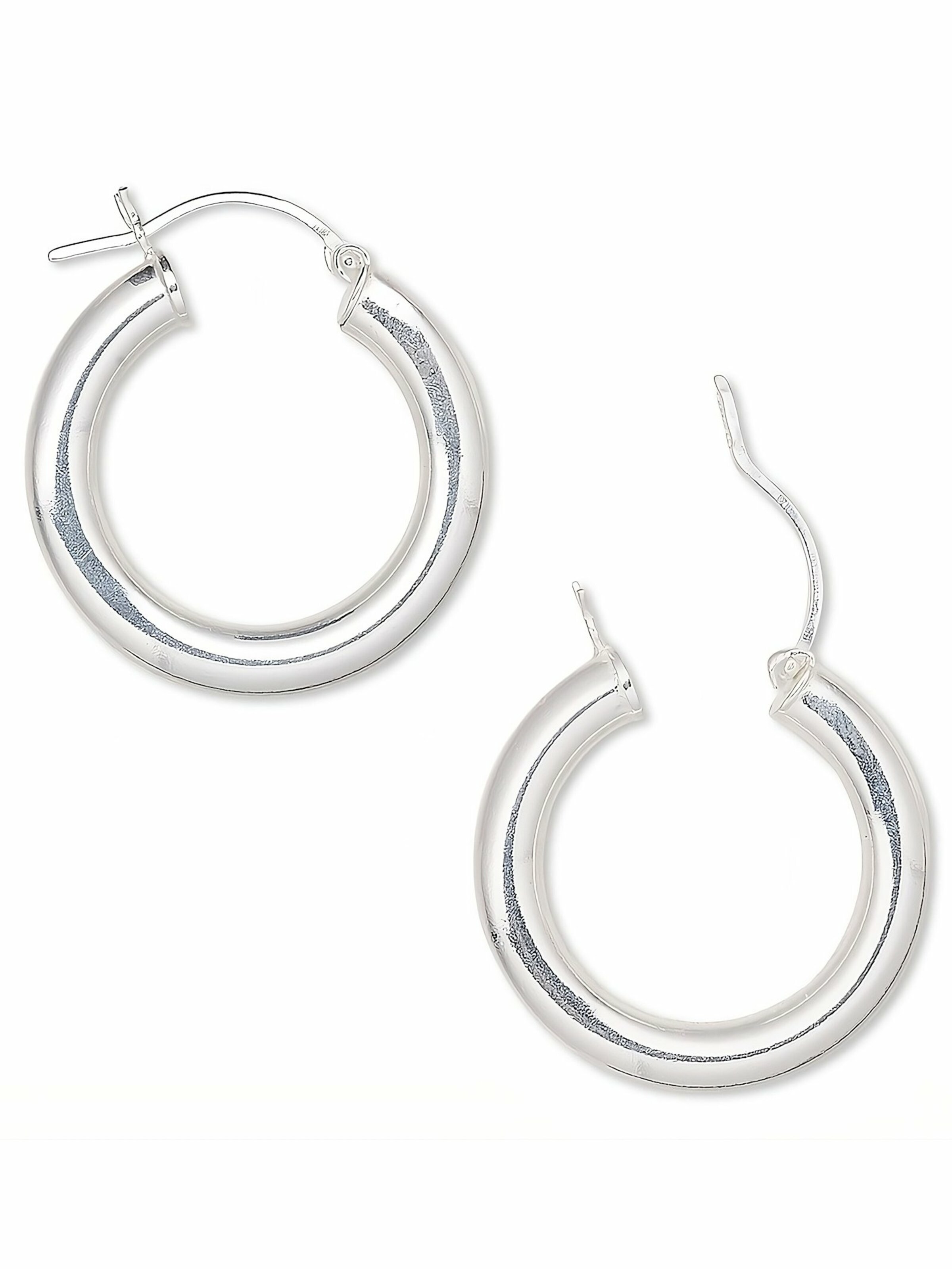 Gemshine Ohrringe in Silber: Vorderseite