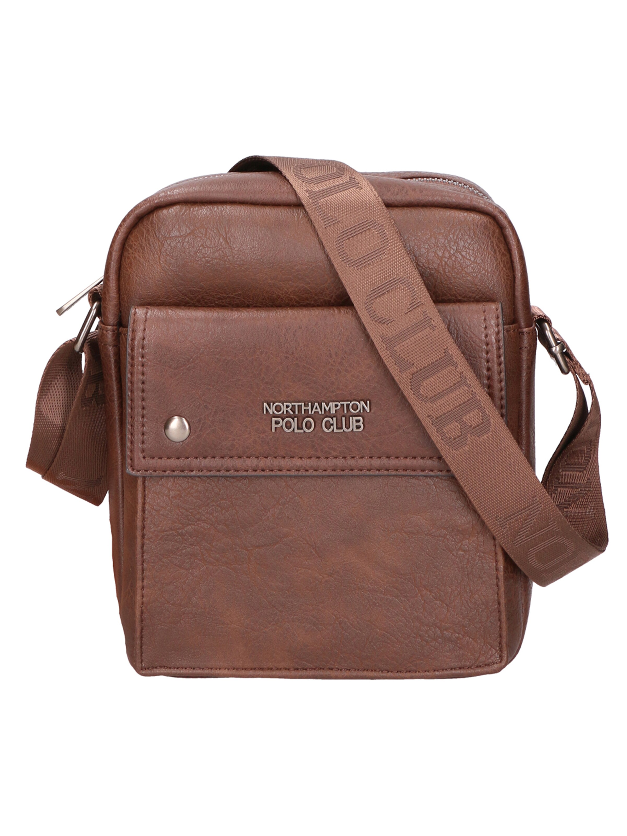 Northampton Polo Club Umhängetasche in Braun: Vorderseite