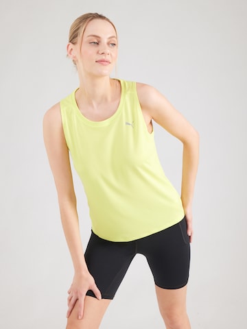 PUMA Спортивный топ 'VELOCITY' в Желтый: спереди
