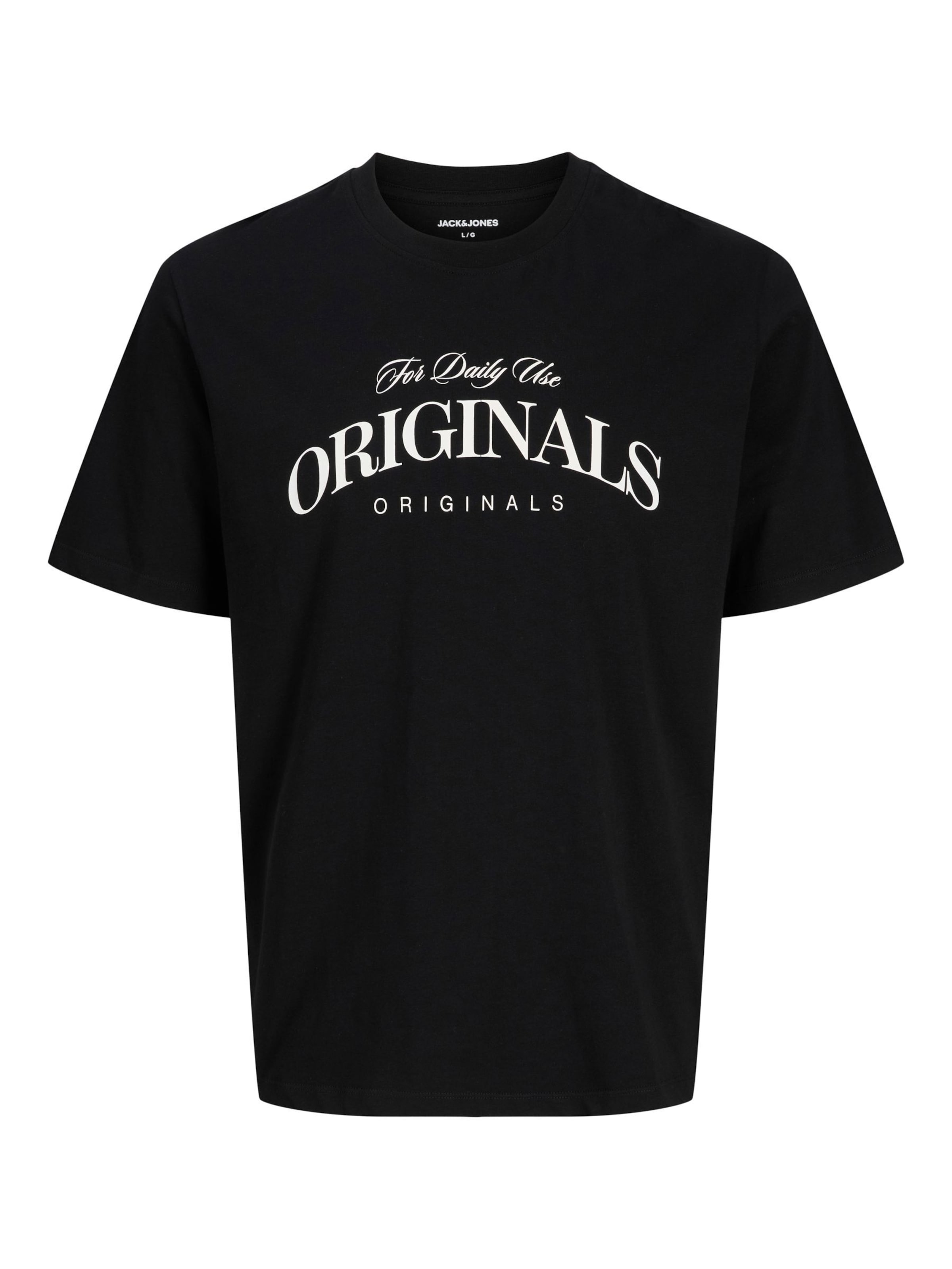 JACK & JONES T-Shirt in Schwarz: Vorderseite