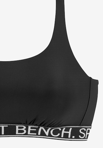 BENCH Bustier Bikini in Schwarz