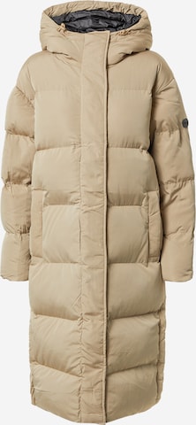 Superdry - Abrigo de invierno en beige: frente