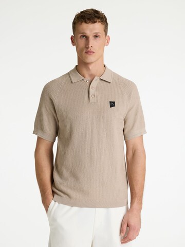 CHASIN' Poloshirt 'Guy' in Beige: Vorderseite