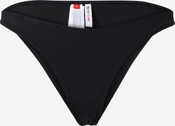 Slip costum de baie de la Tommy Jeans pe negru: față