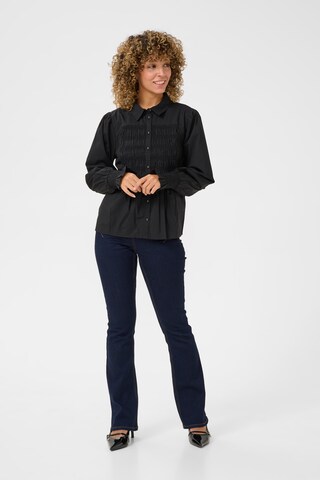 Cream Blouse 'Adeline' in Black
