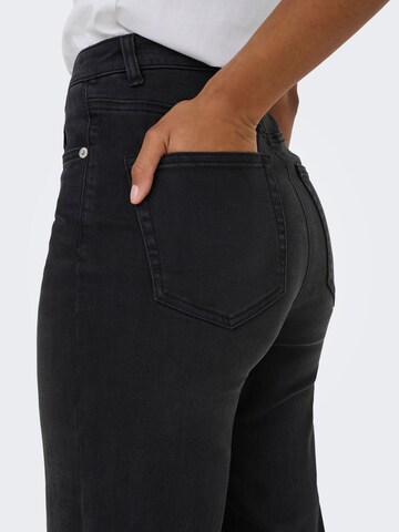 Wide leg Jeans 'ONLJuicy-Wauw' di ONLY in nero