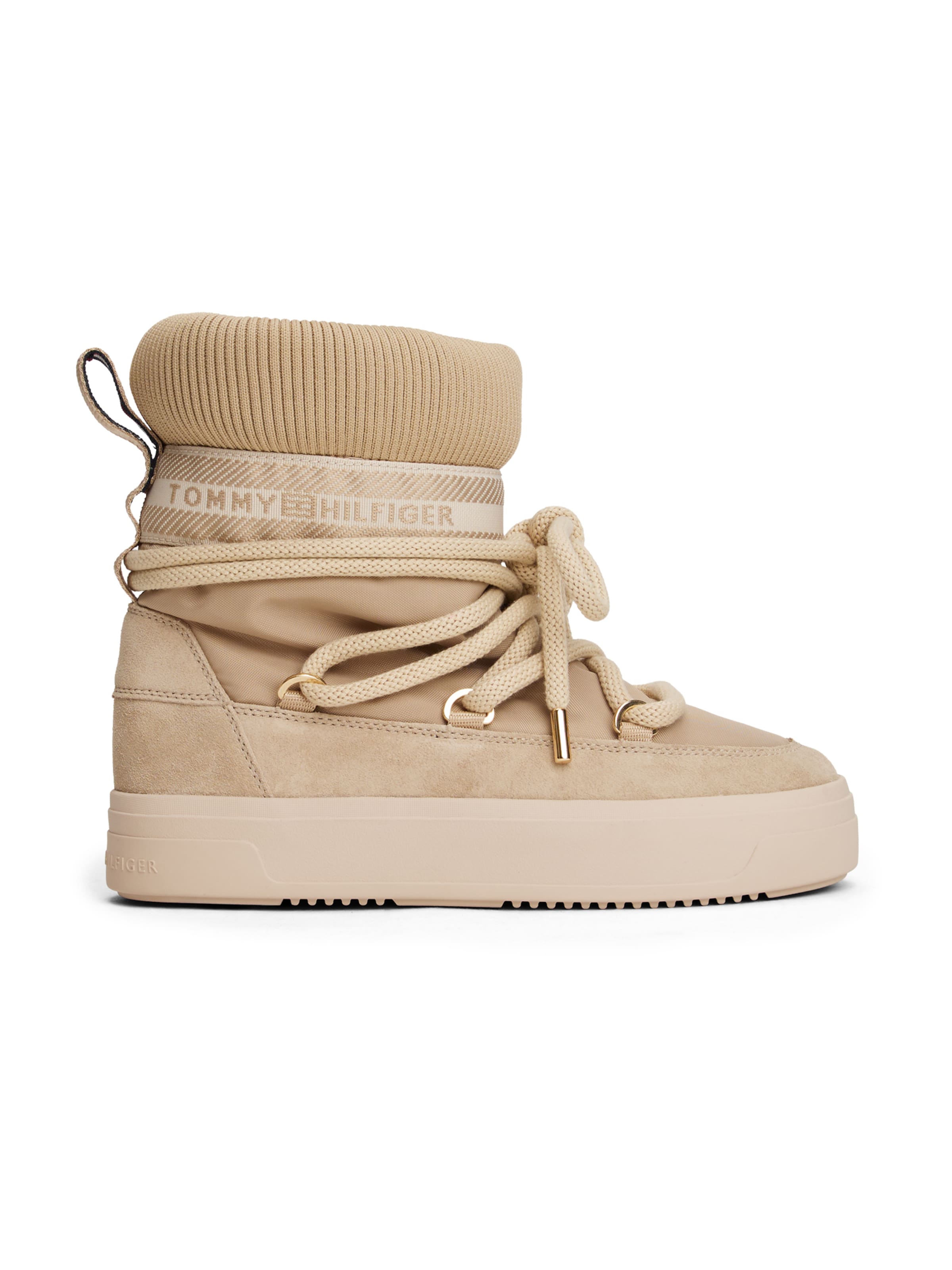 TOMMY HILFIGER Snow boots in Beige