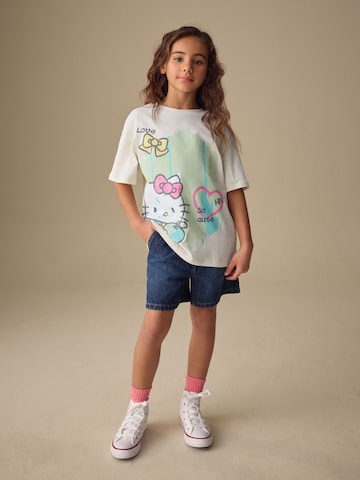 Next T-Shirt 'Hello Kitty' in Beige