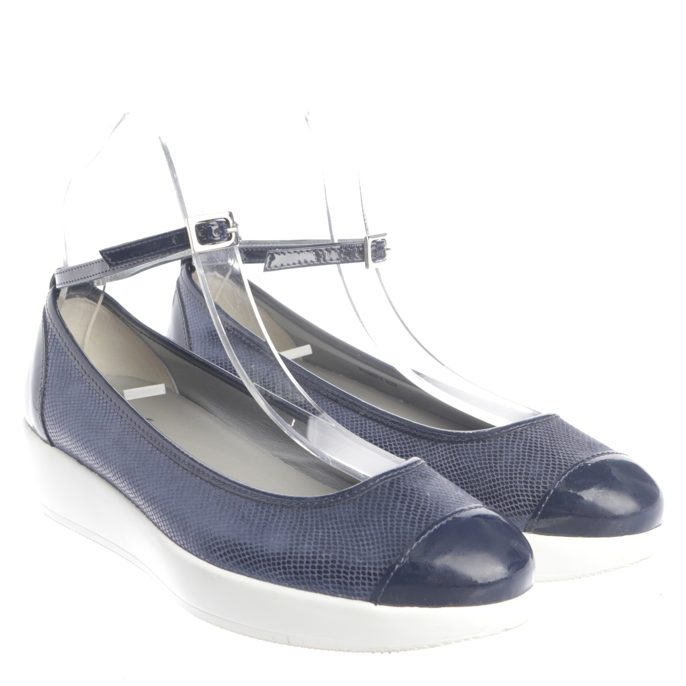HOGAN Flats & Loafers in 37 in Blue: front