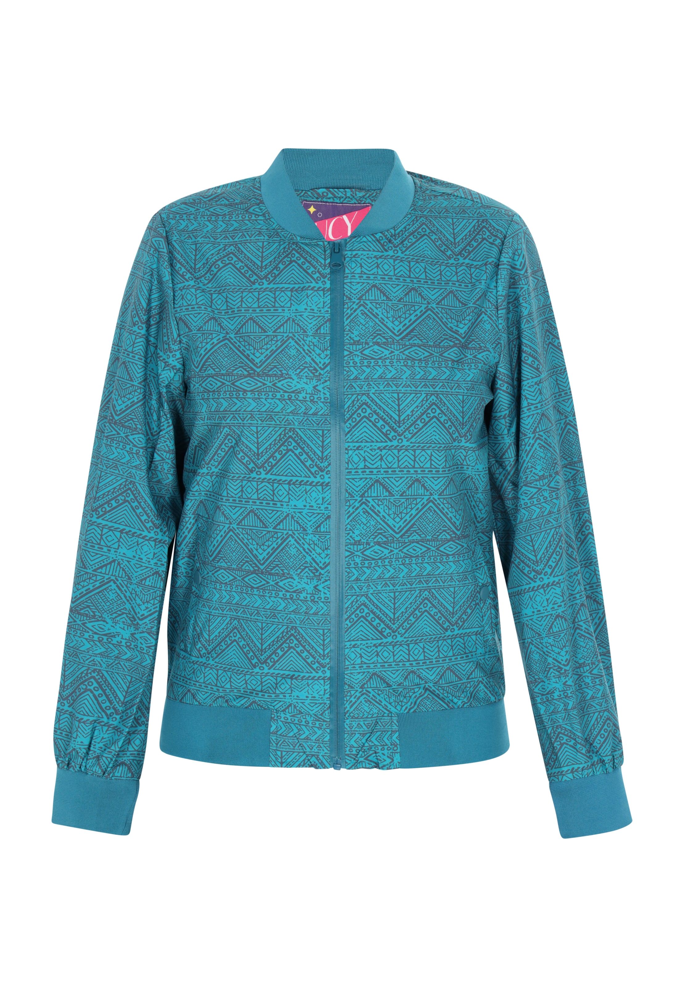 UCY Between-season jacket in Green: front
