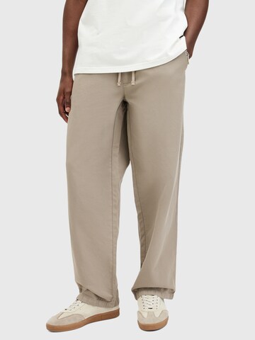 AllSaints Loose fit Trousers 'HANBURY' in Beige: front