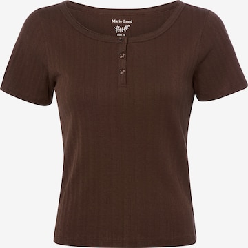 Marie Lund Shirt in Brown: front
