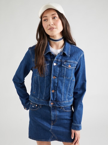 Tommy Jeans Φθινοπωρινό και ανοιξιάτικο μπουφάν 'Izzie' σε μπλε: μπροστά