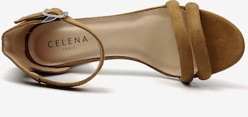 Sandalo con cinturino 'Chelsie' di Celena in marrone