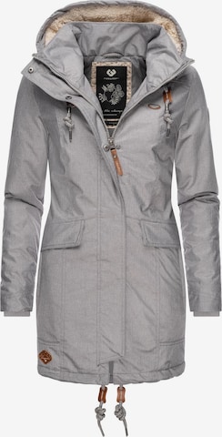 Ragwear - Parka de inverno 'Tunned' em cinzento: frente