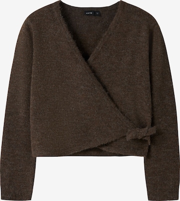Pull-over LMTD en marron : devant