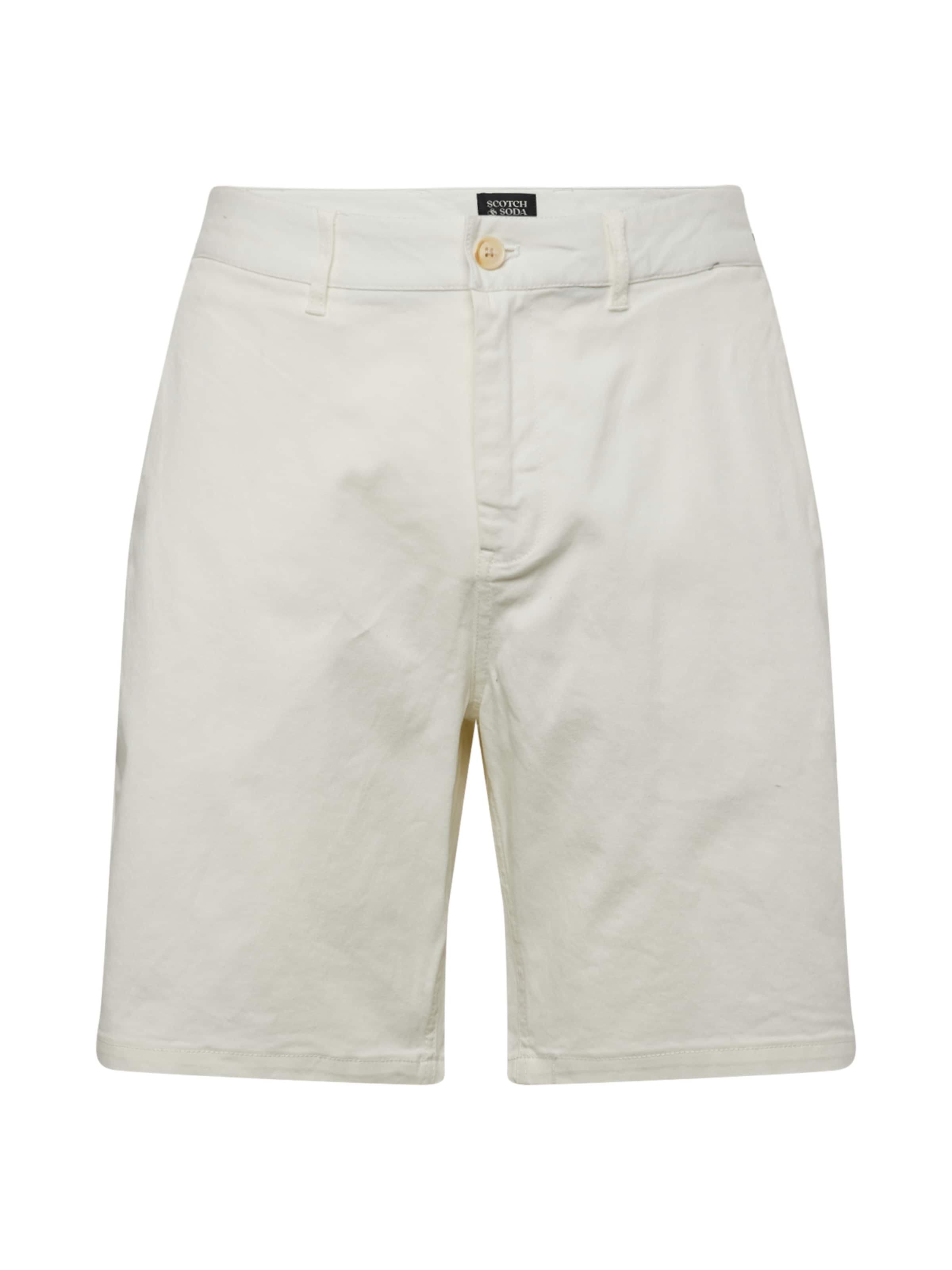 SCOTCH &amp; SODA Chino &#x27;Stuart&#x27; in Wit: voorkant
