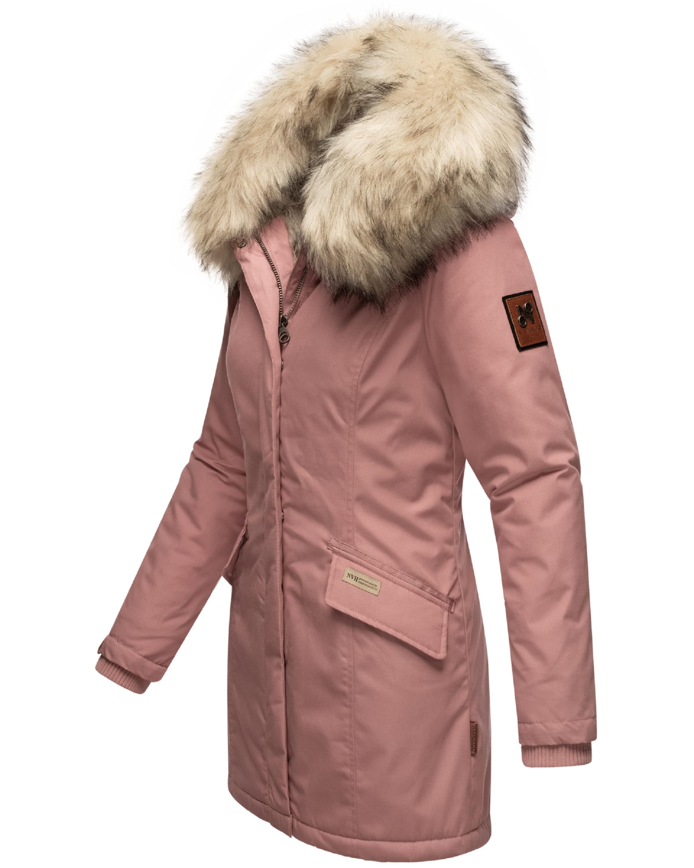 Manteau d’hiver 'Cristal' NAVAHOO en rose