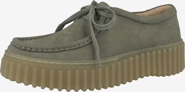 Mocassino 'Torhill Bee' di CLARKS in verde: frontale