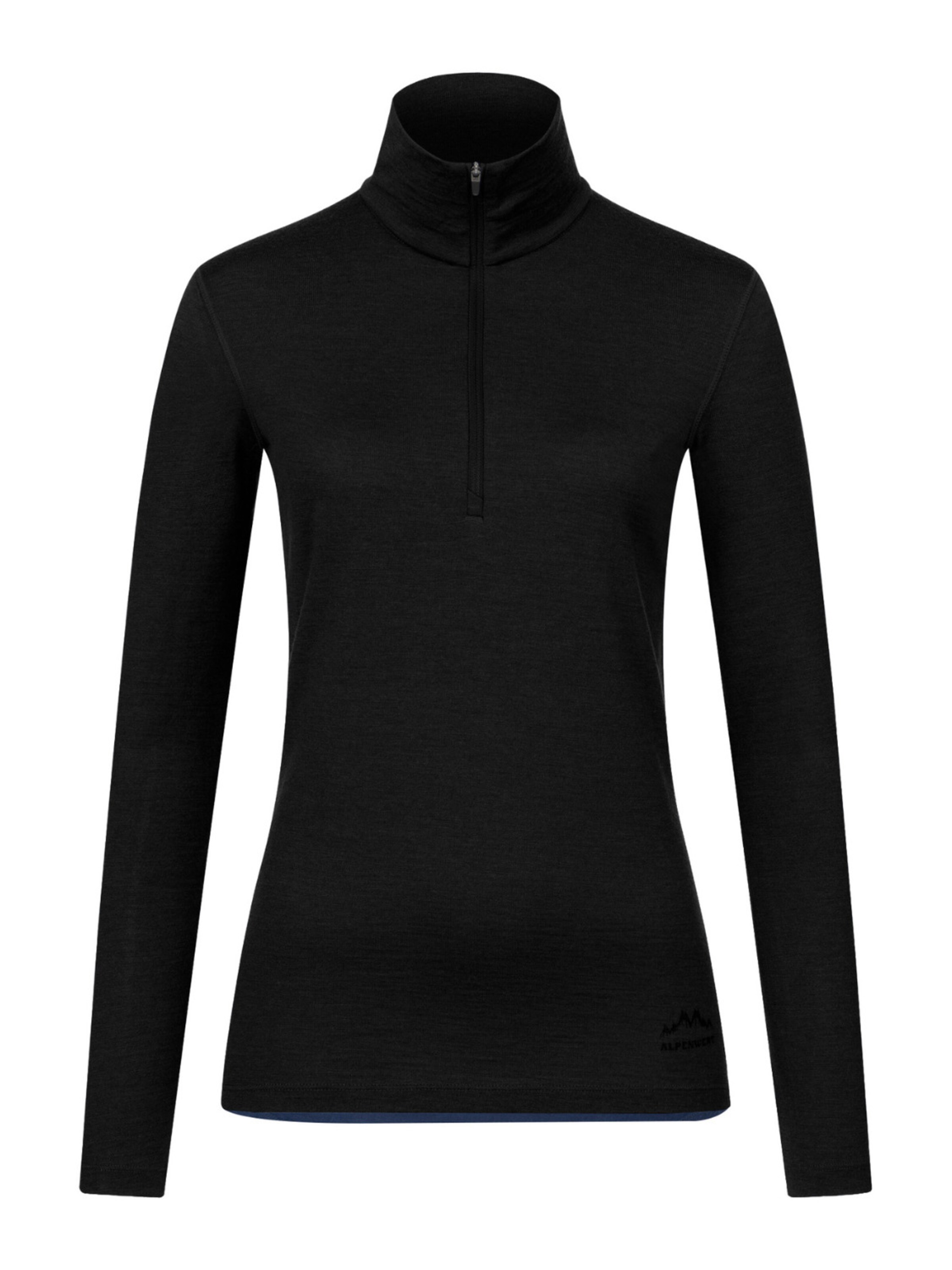 Alpenwert Shirt‌‌‌‌ in Schwarz: Vorderseite