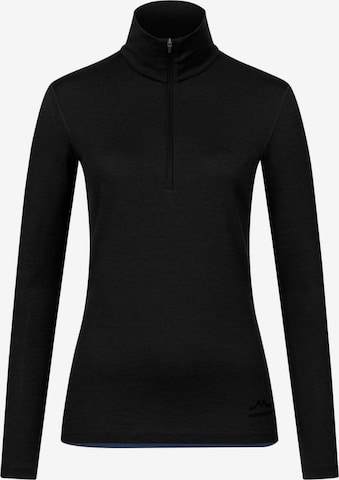 Alpenwert Shirt in Schwarz: Vorderseite